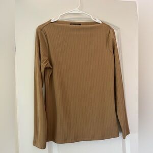 Banana Republic Ribbed Straight-Neck Top